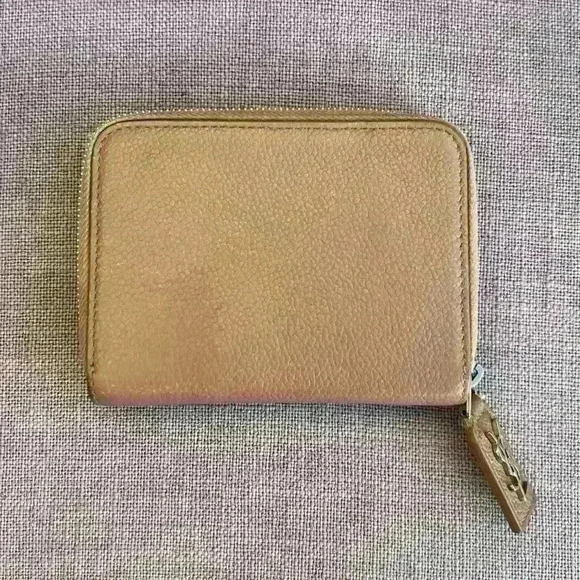 $750 Saint Laurent Cassandra Leather Bifold Wallet - Picture 7 of 11